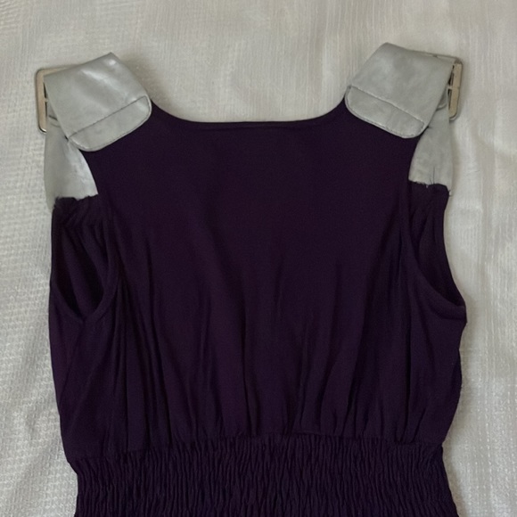 Purple babydoll tunic top - Picture 5 of 7